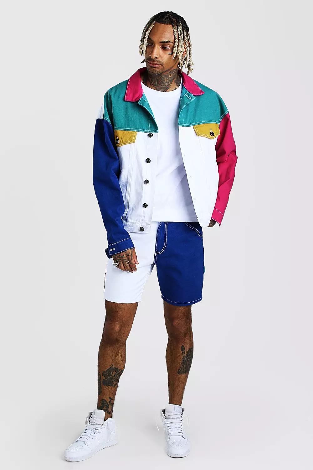 Boohoo pride hot sale denim jacket