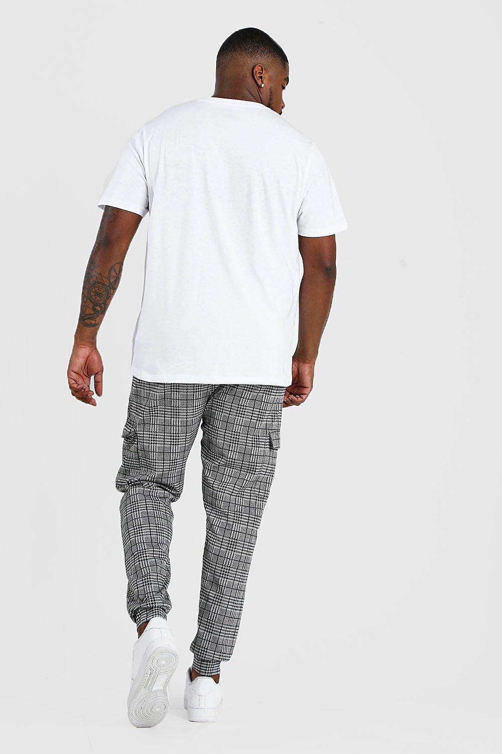 plus size cuffed joggers