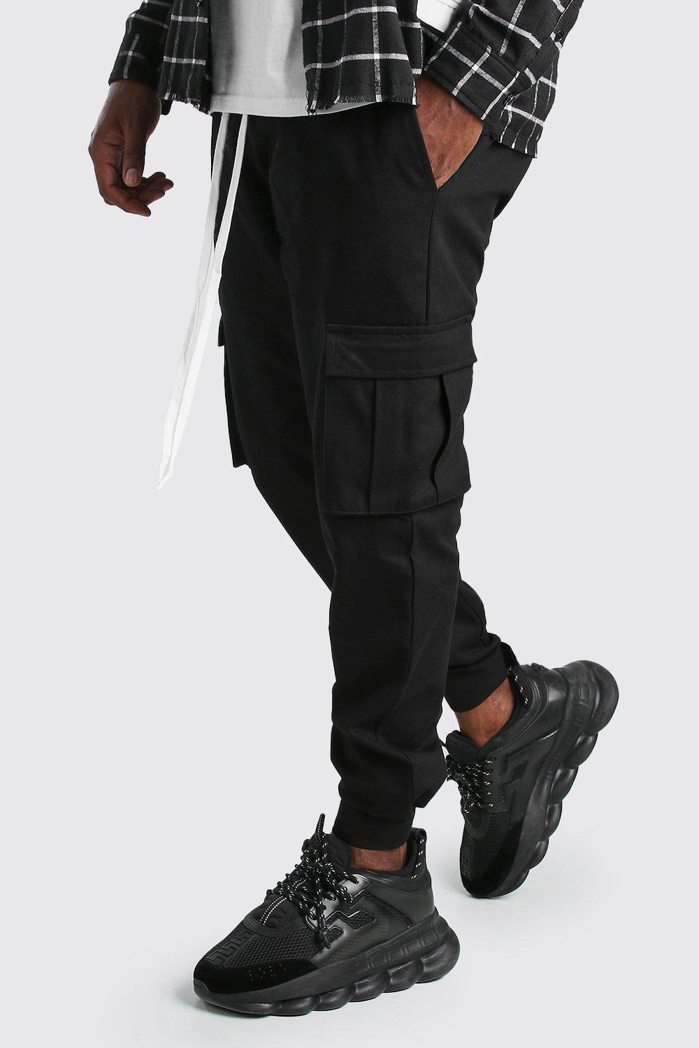 boohooman cargo trousers