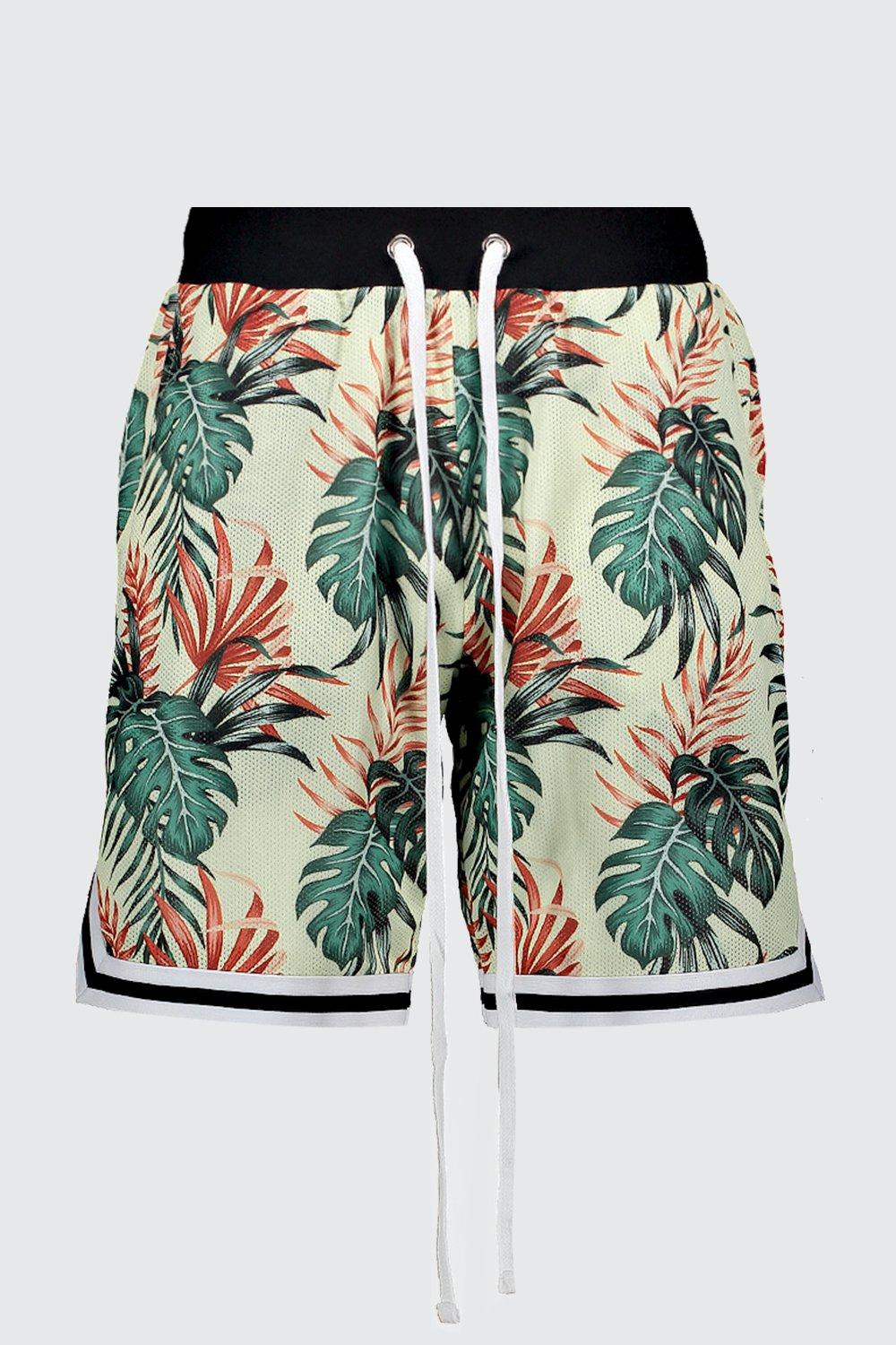 tropical basketball shorts