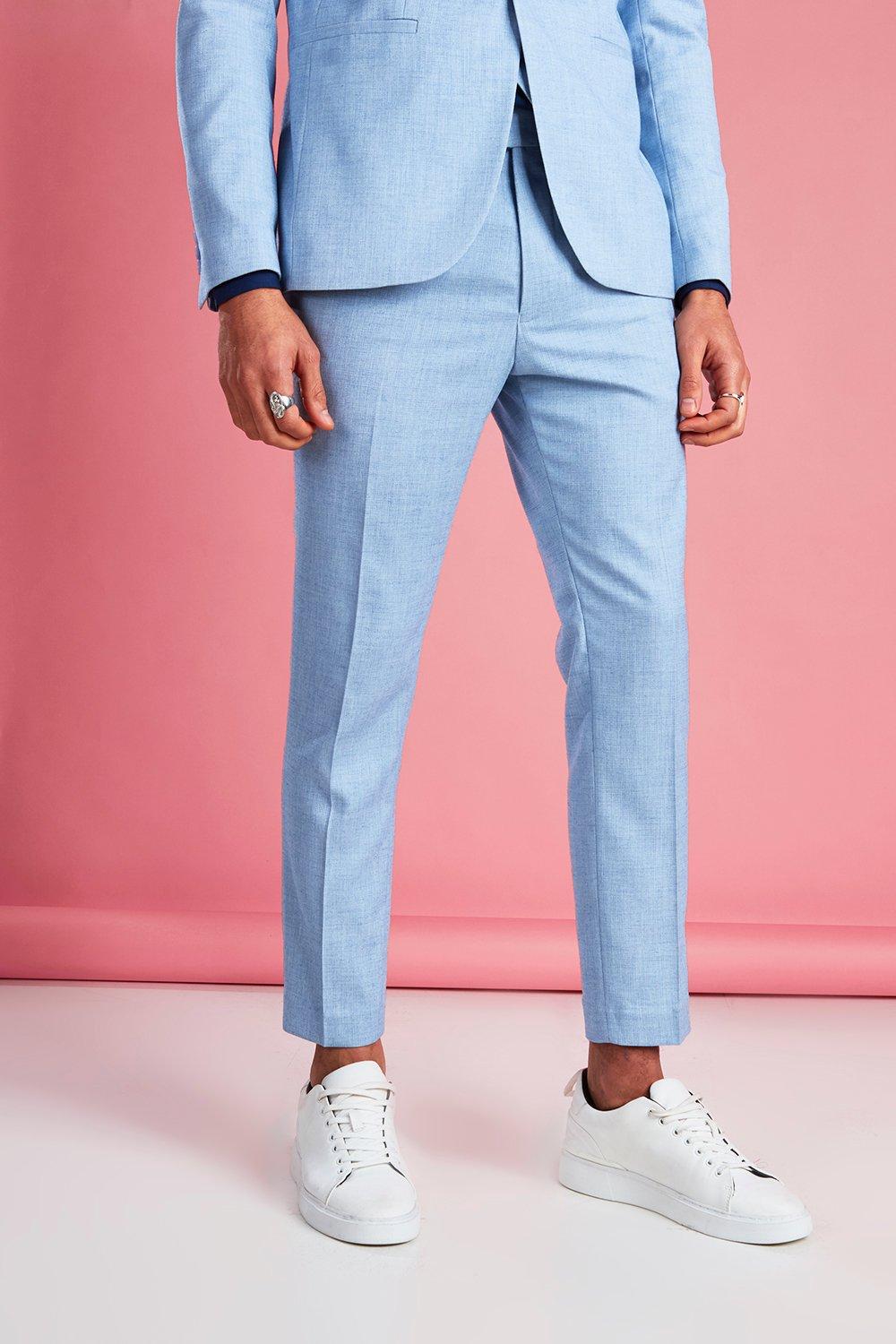 skinny cropped suit pants