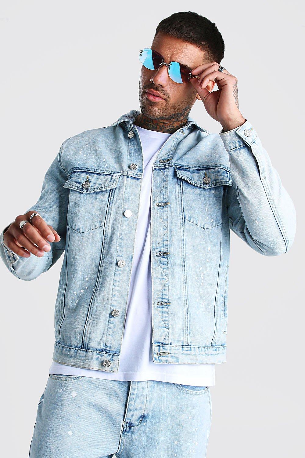 acid washed denim vest