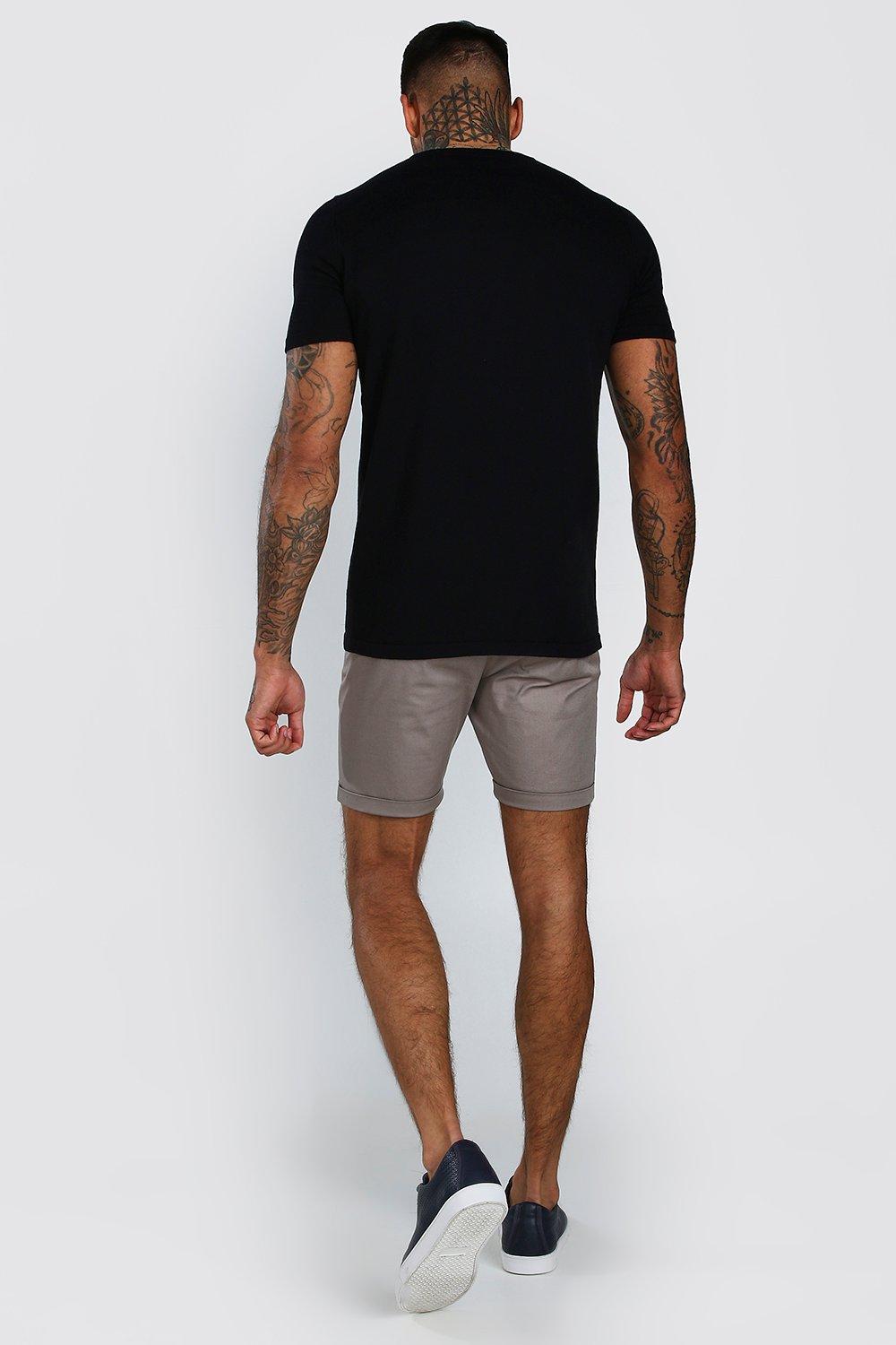 super skinny chino shorts