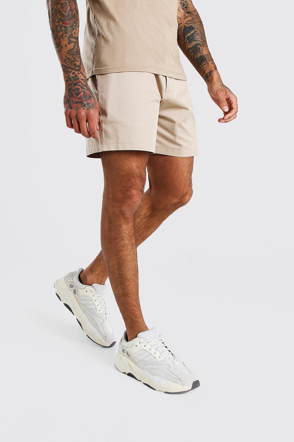 relaxed fit chino shorts