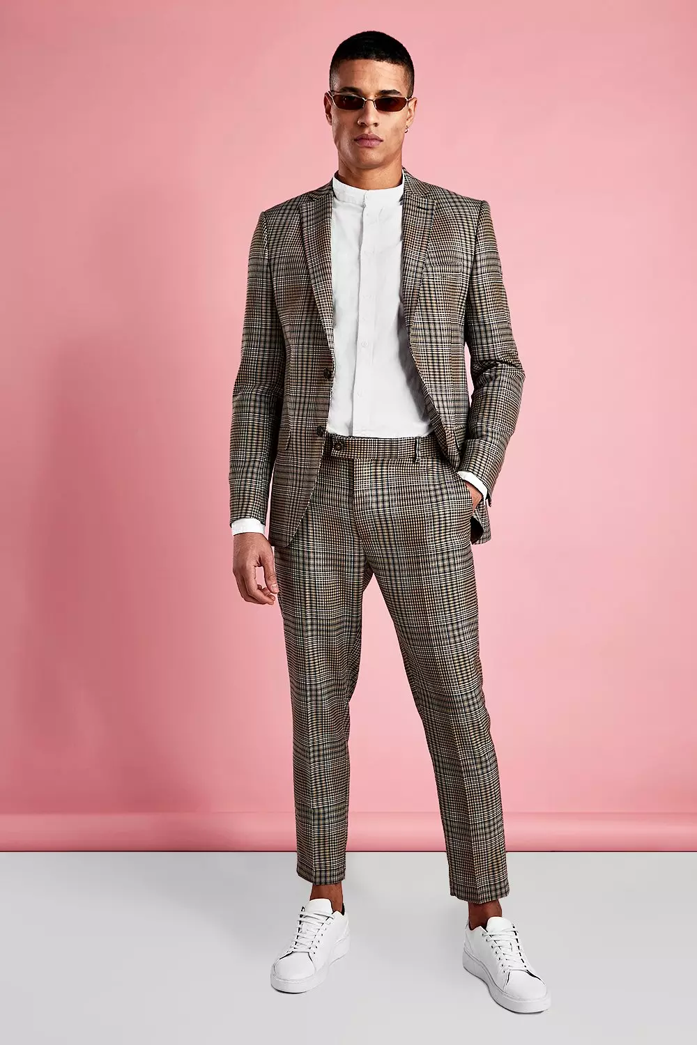 Dogtooth on sale check blazer