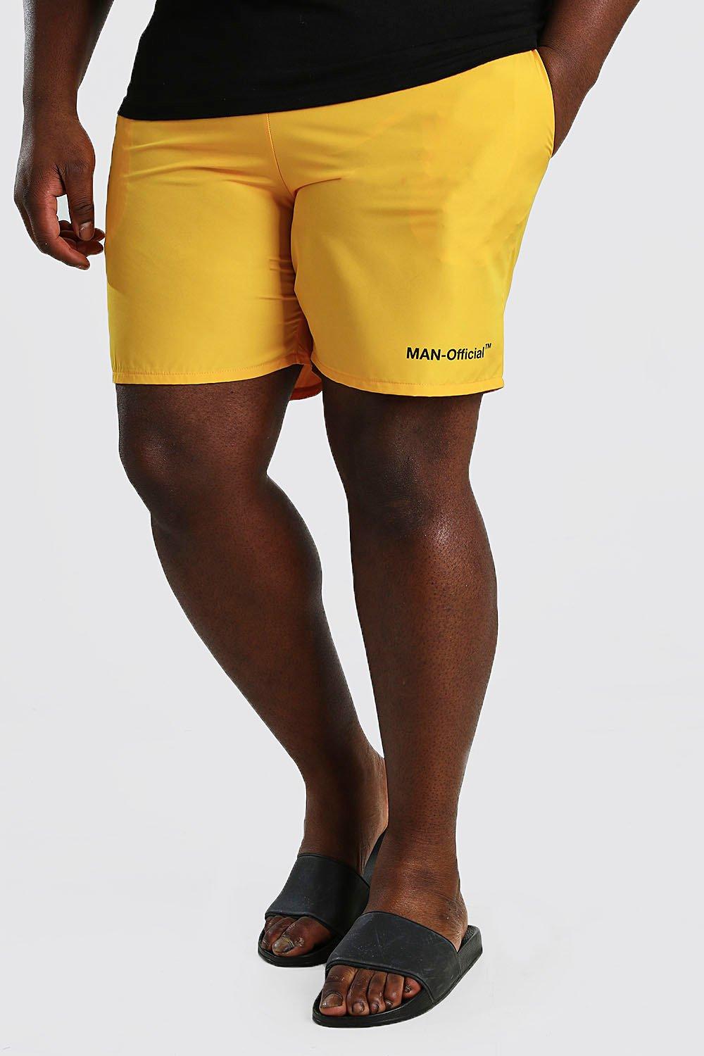 yellow shorts plus size