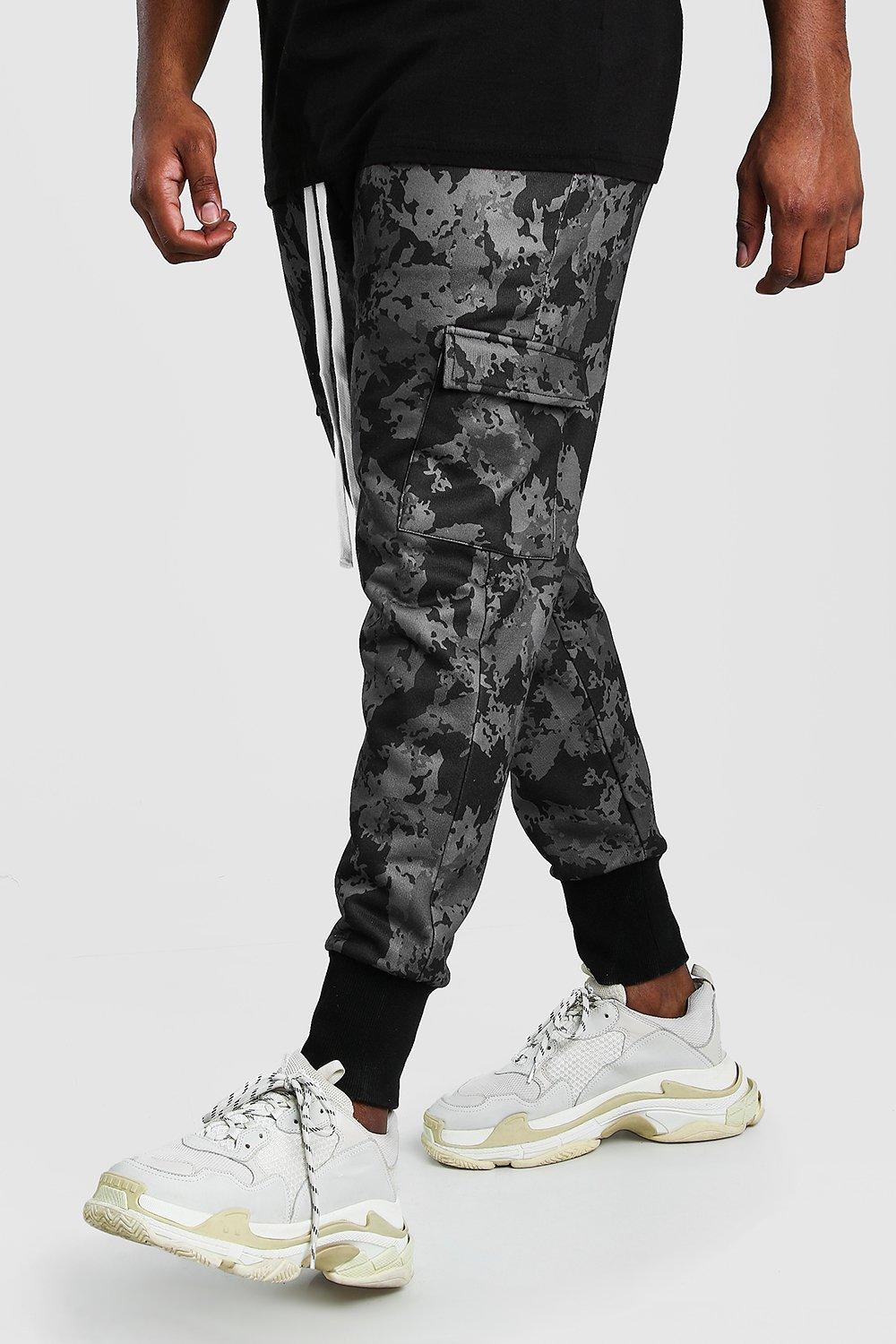 big and tall camo joggers