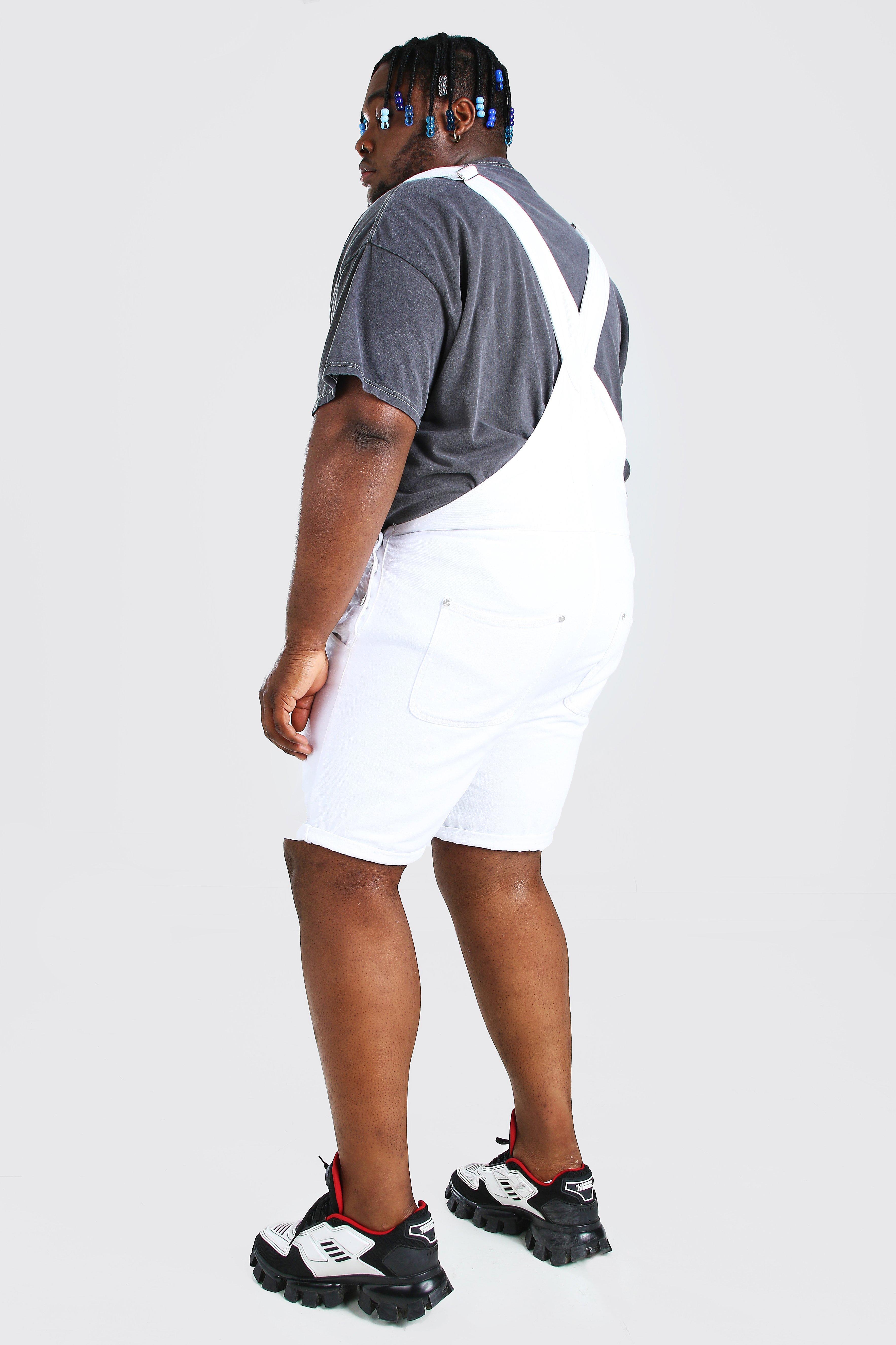 plus size white overalls