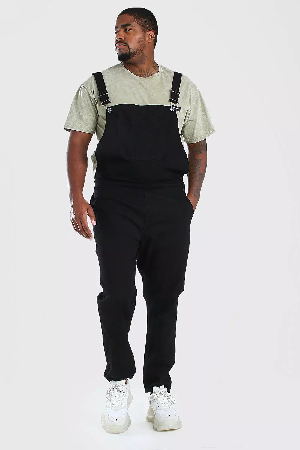 Size Long Overalls | BoohooMAN