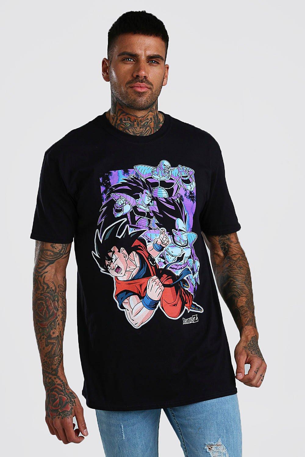 

Футболка оверсайз с лицензированным принтом Dragonball Z, Black