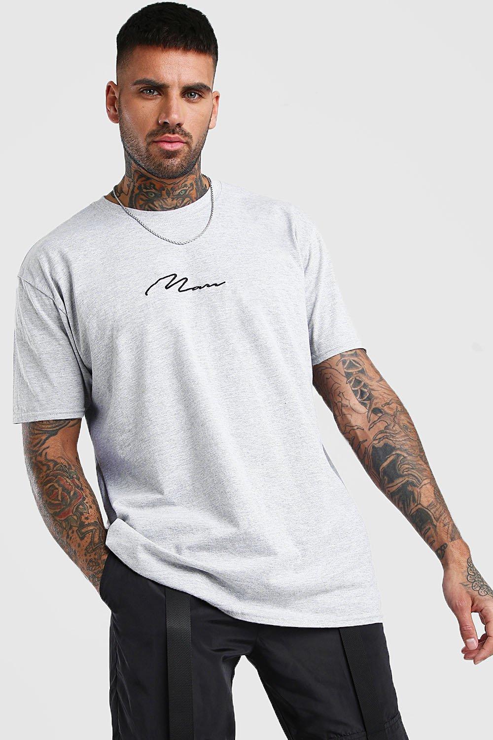 boohooman plain white t shirt