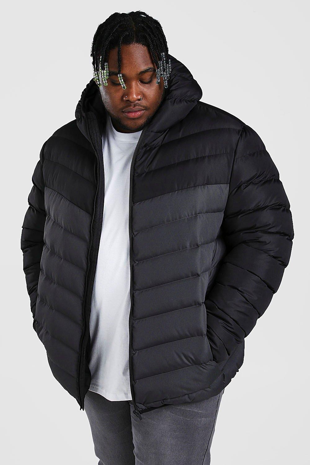 plus size black quilted jacket