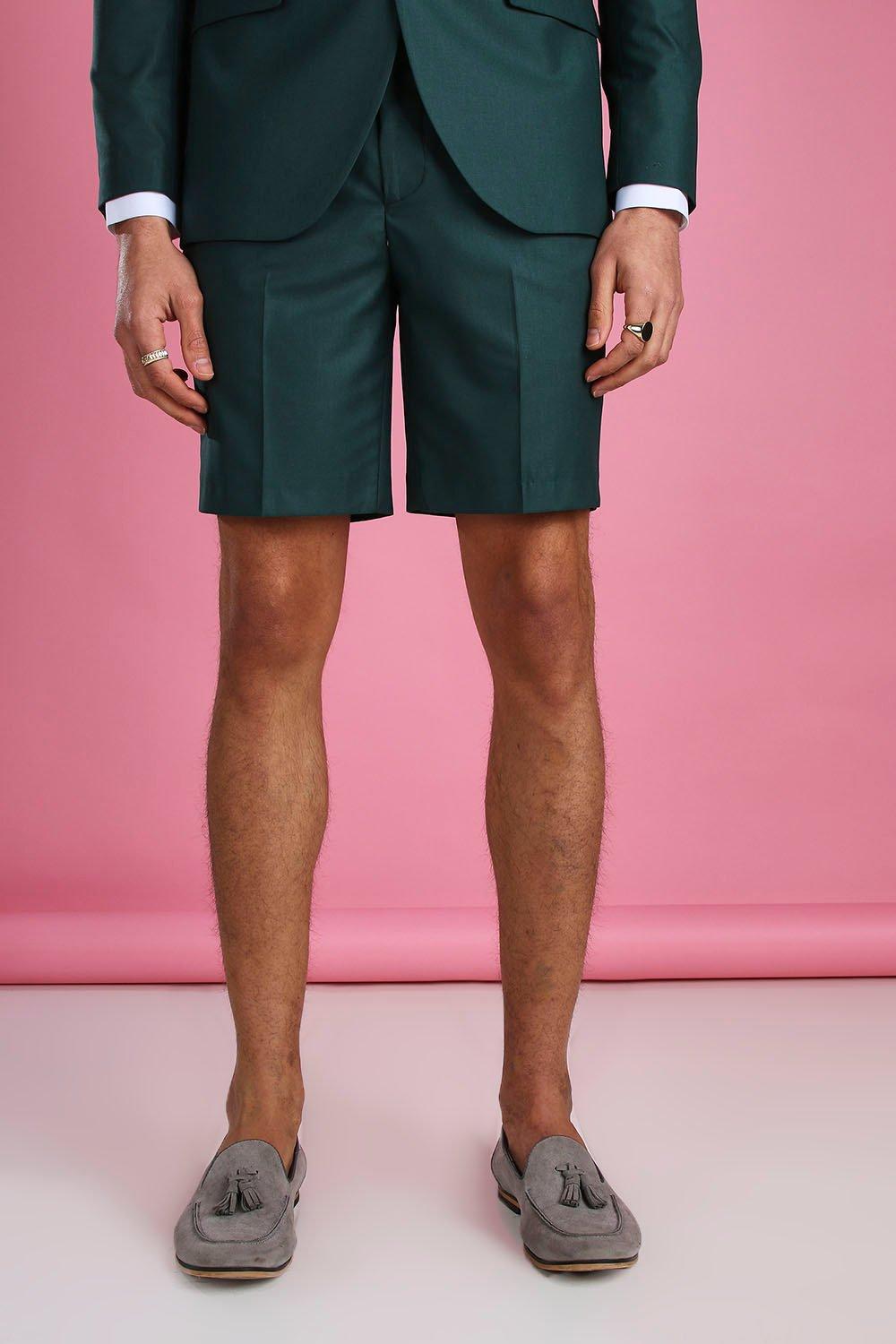 tailored suit shorts