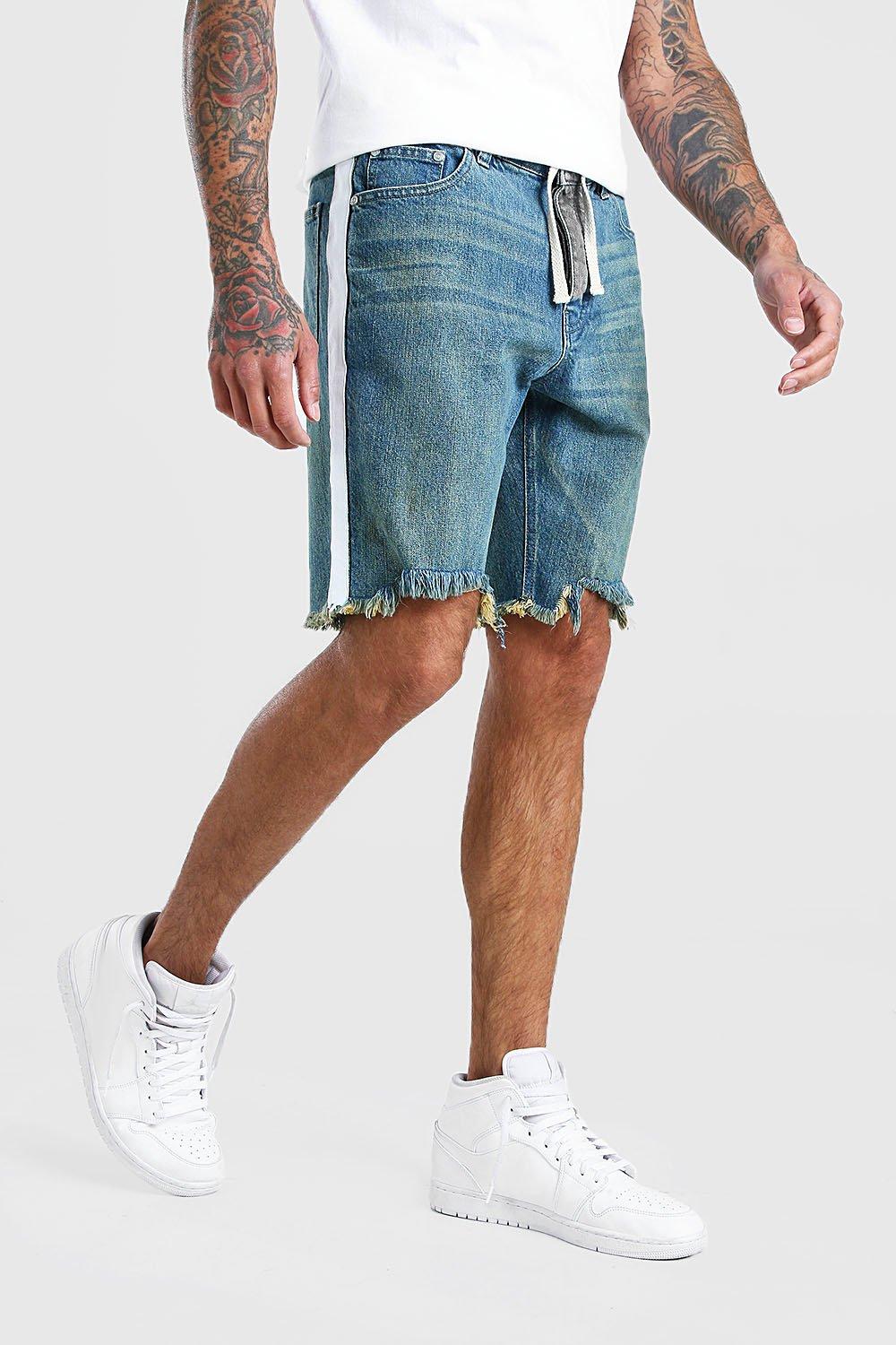 loose fitting jean shorts