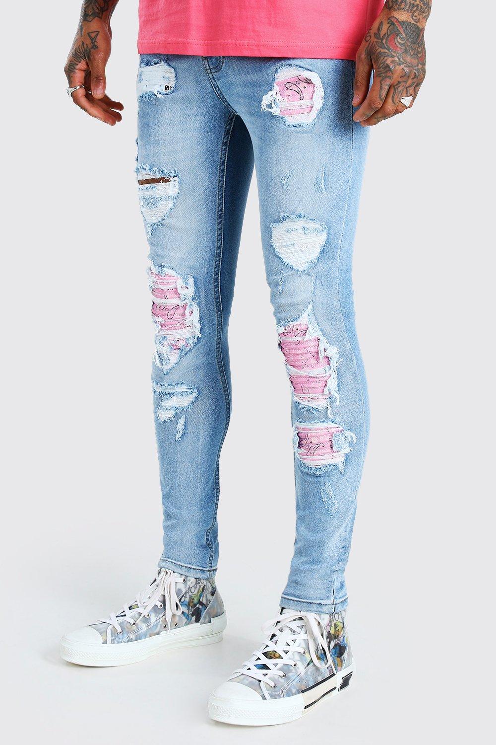 ripped jeans bandana