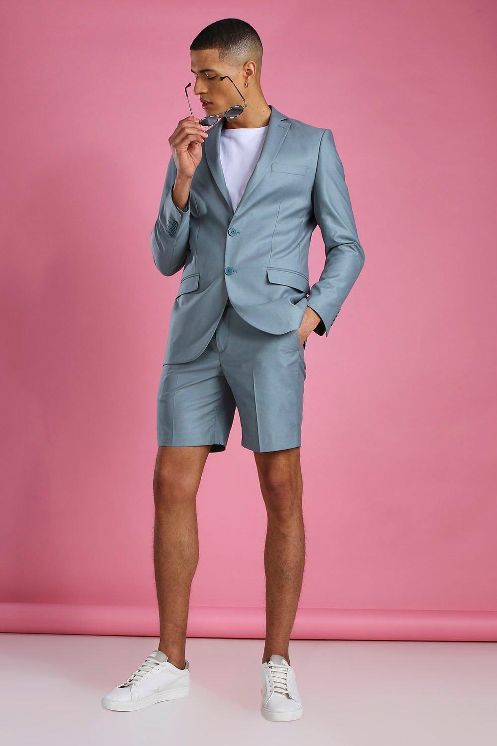 tailored shorts suit