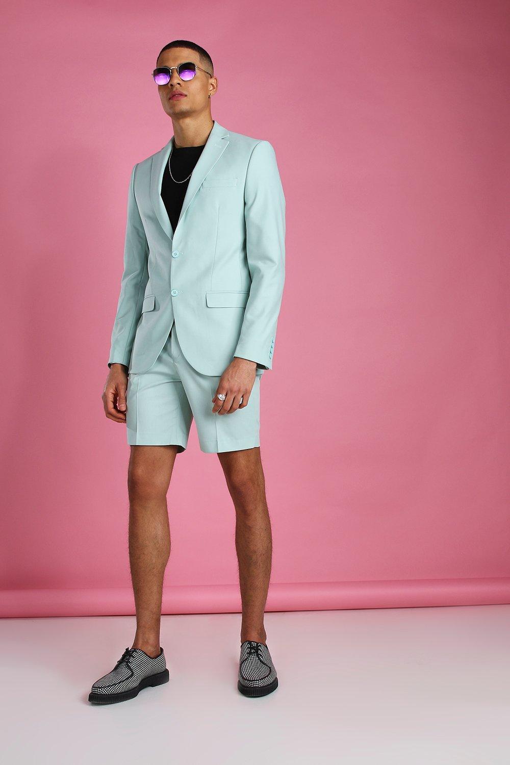 tailored suit shorts