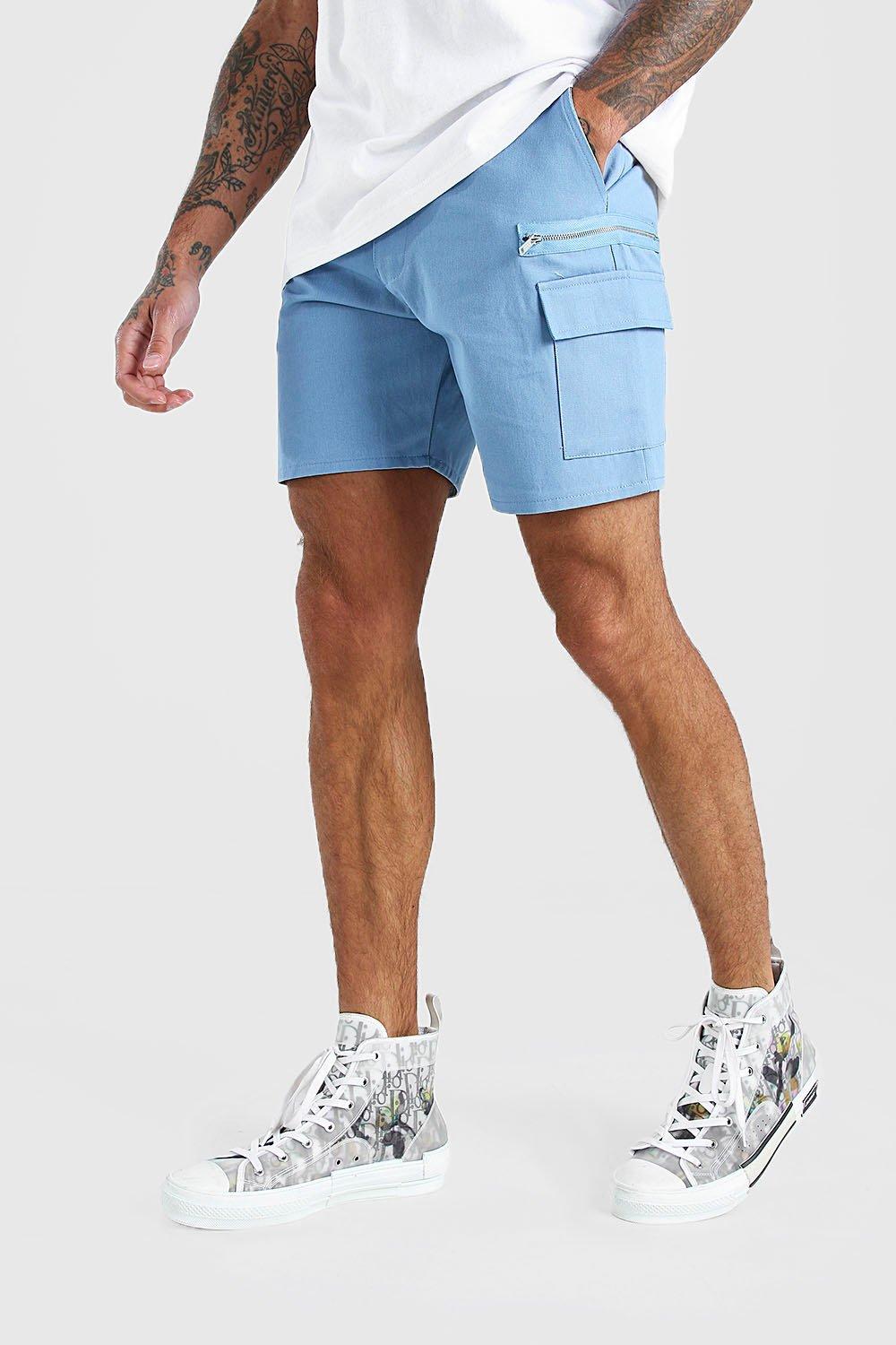 boohooman cargo shorts