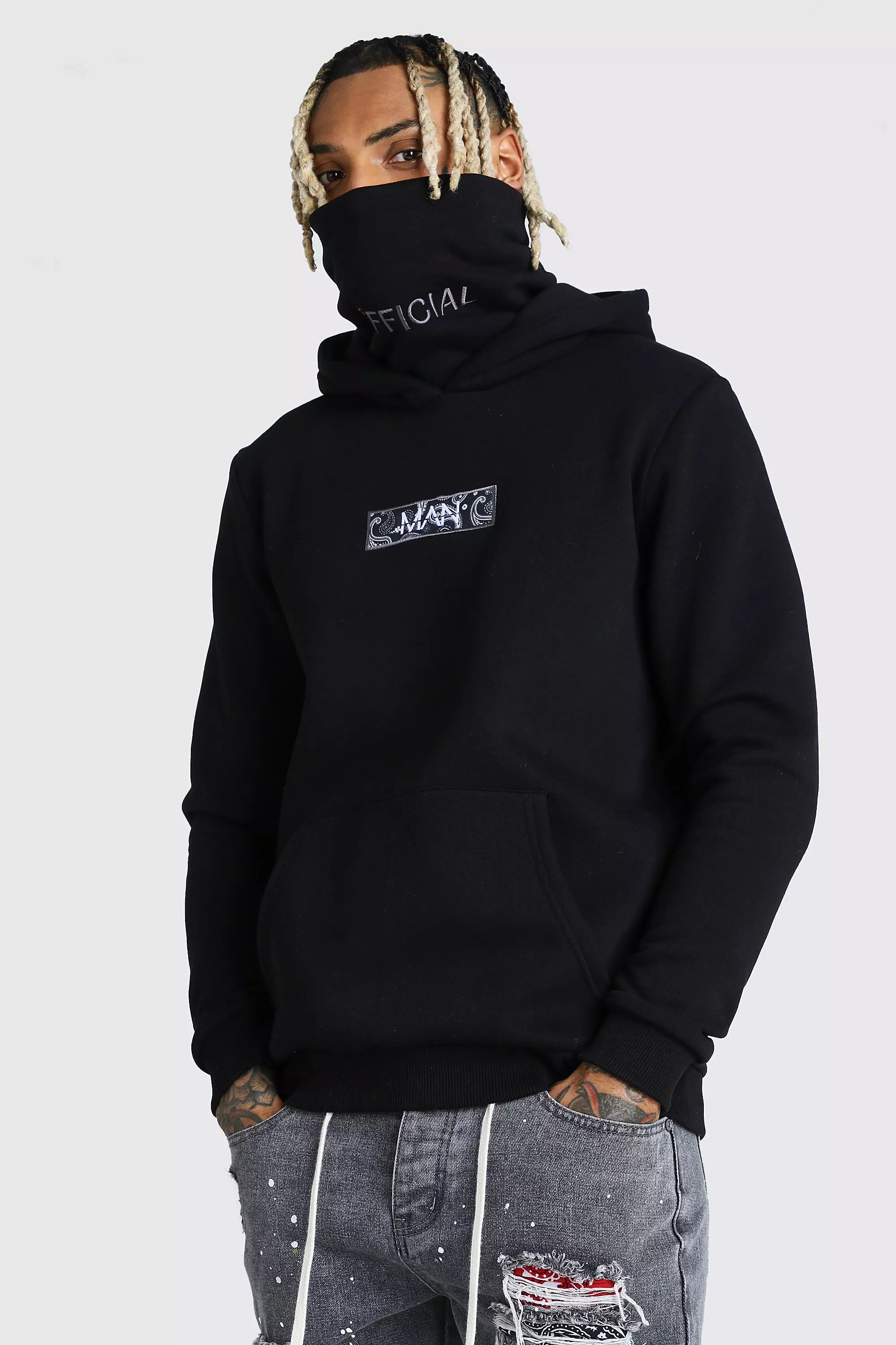 Man 2025 snood hoodie