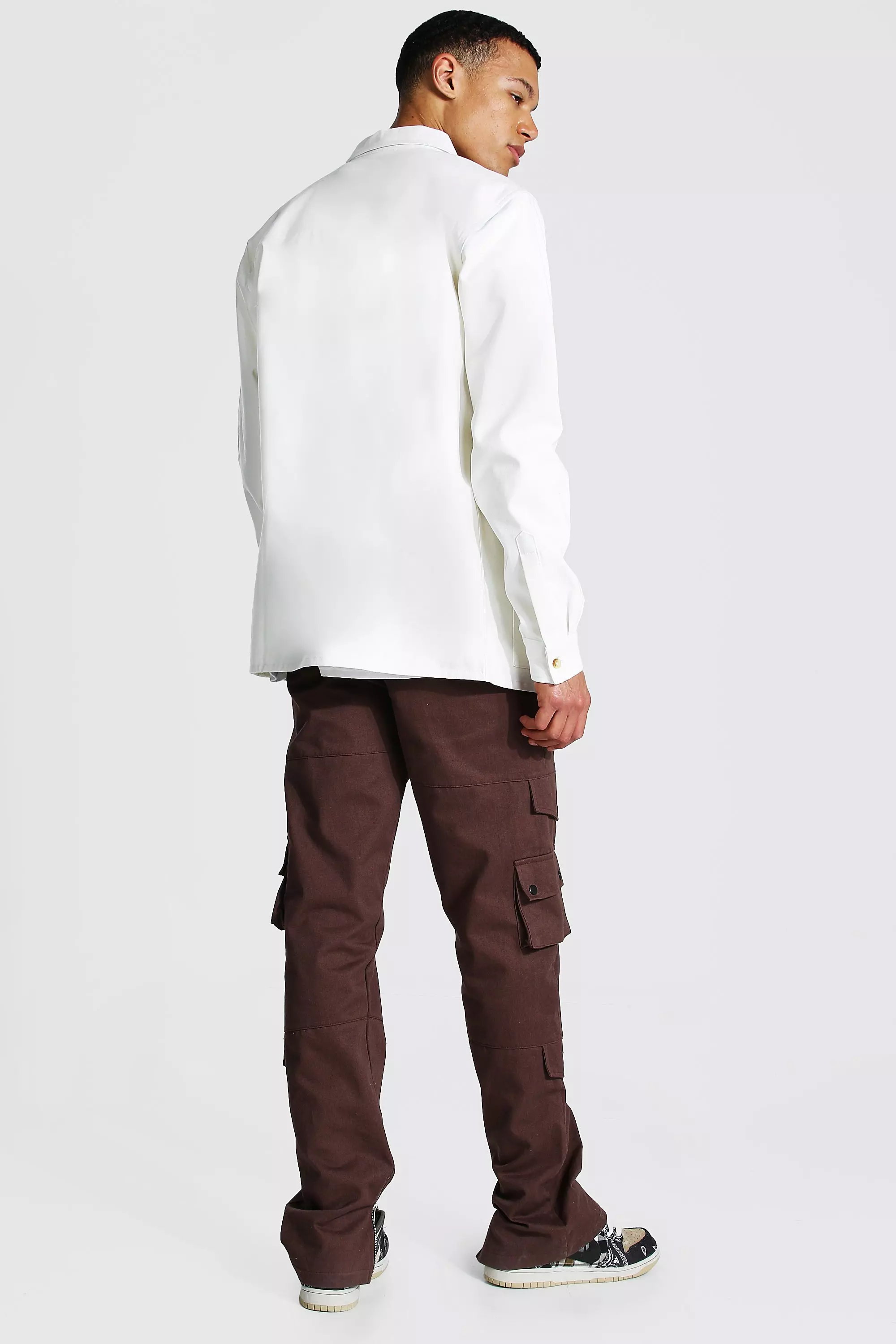 Plus Relaxed Fit Twill Cargo Pants