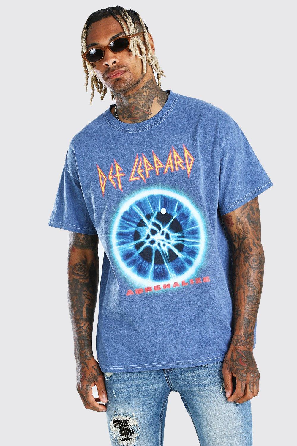 def leppard tie dye shirt