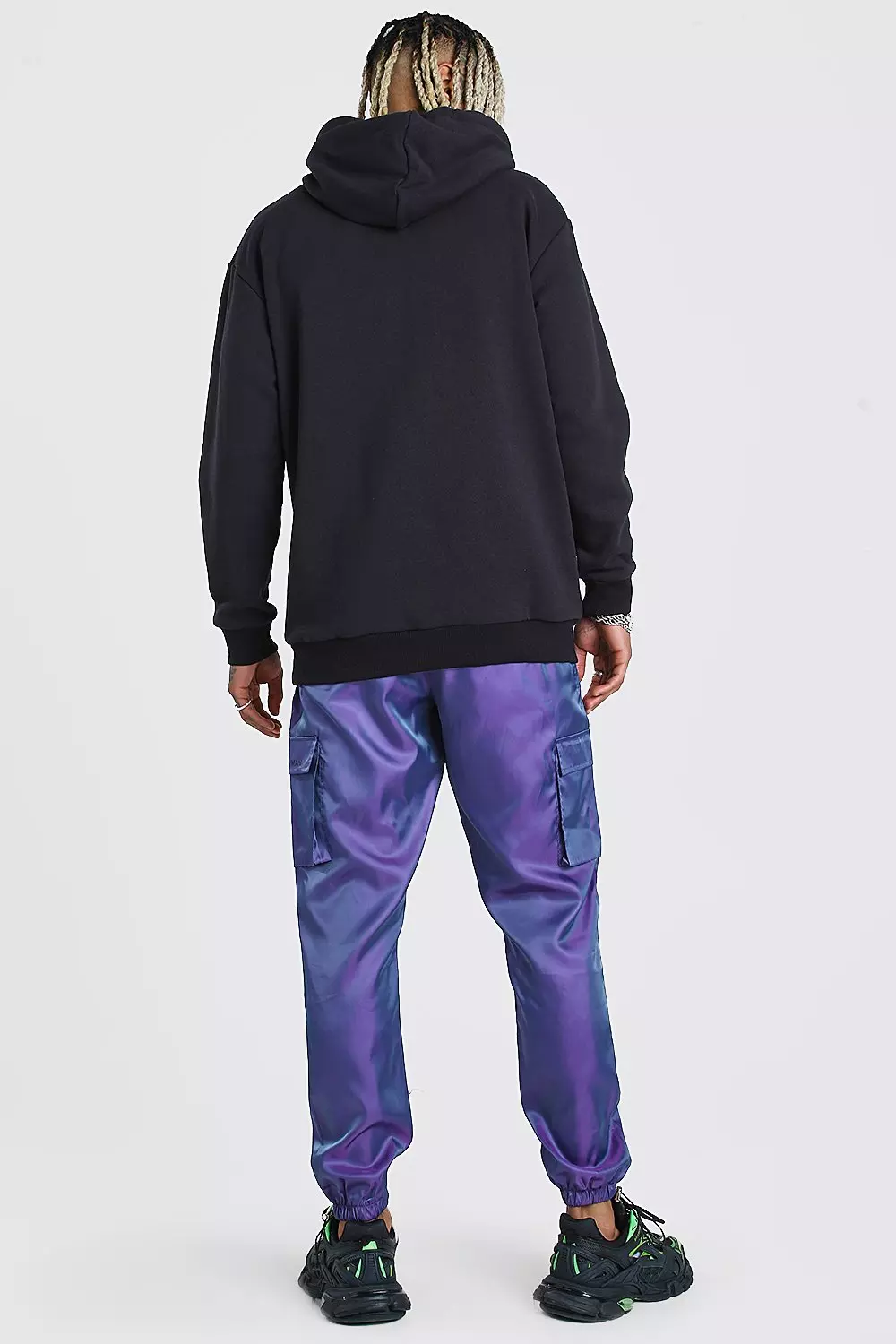 Iridescent joggers best sale