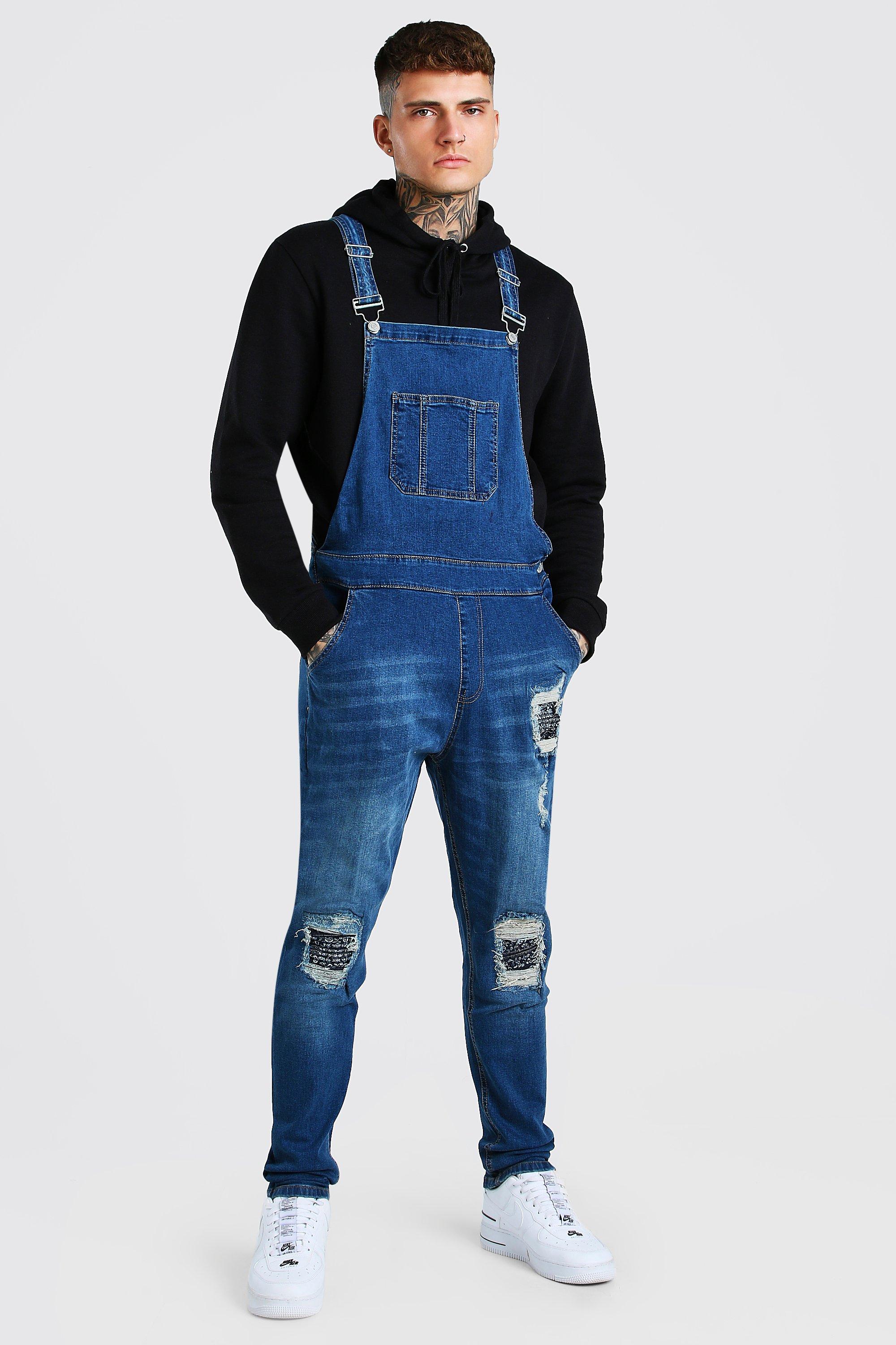 boohooman dungarees