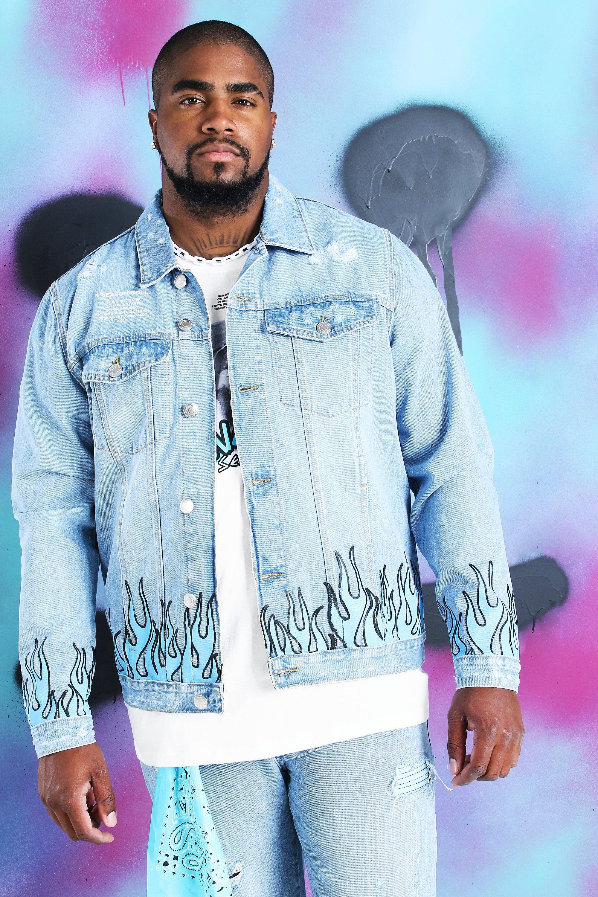 plus size denim jacket uk