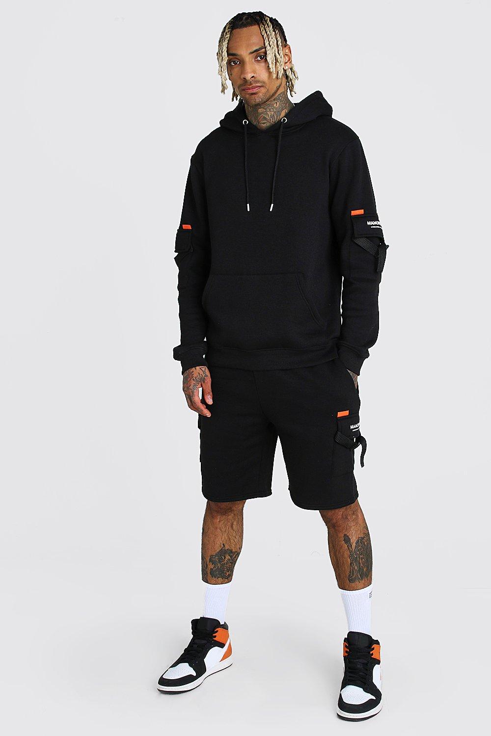 boohooman short tracksuit