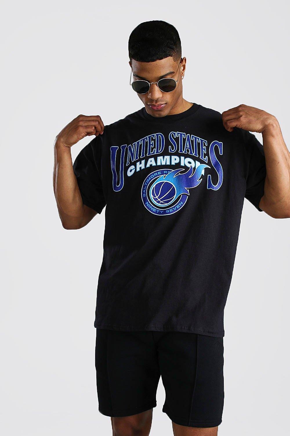 champion printed t shirt