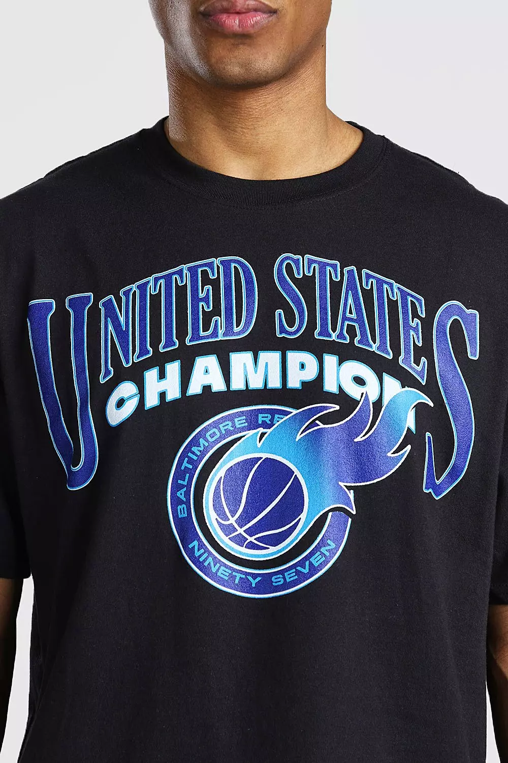 Boys' Basketball World Champion Short Sleeve Graphic T-Shirt - art class™  Teal Blue XS