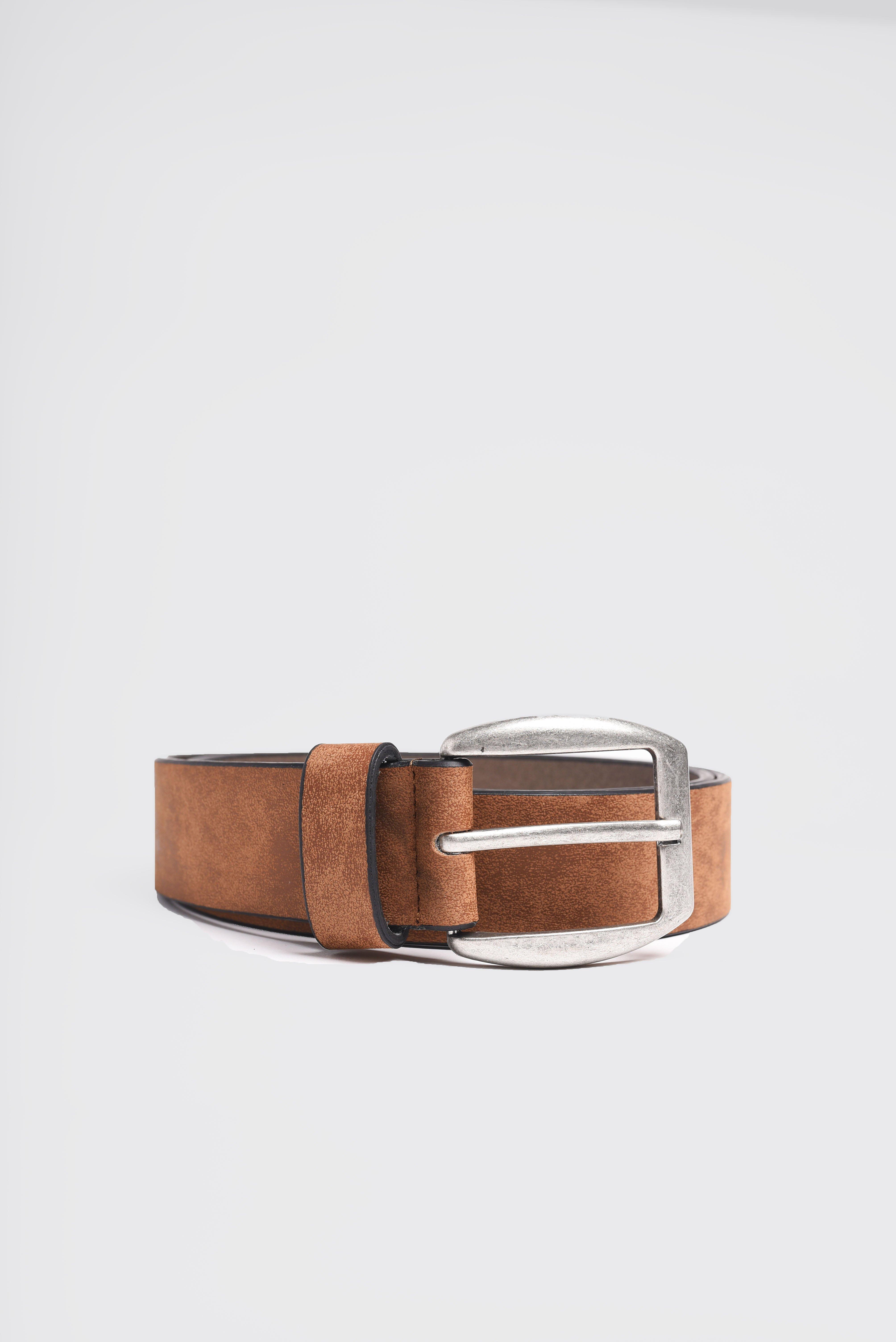 

Ремень из искусственной замши, Brown
