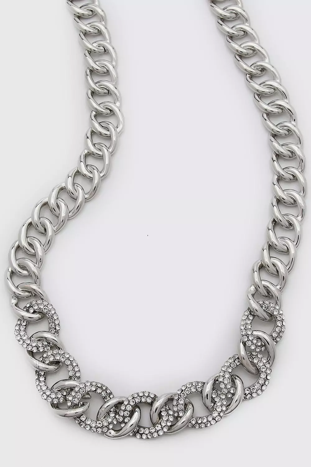 Diamante chunky deals chain necklace