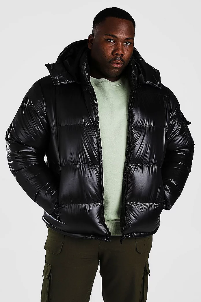 Plus Size Hooded Puffer Jacket | vlr.eng.br