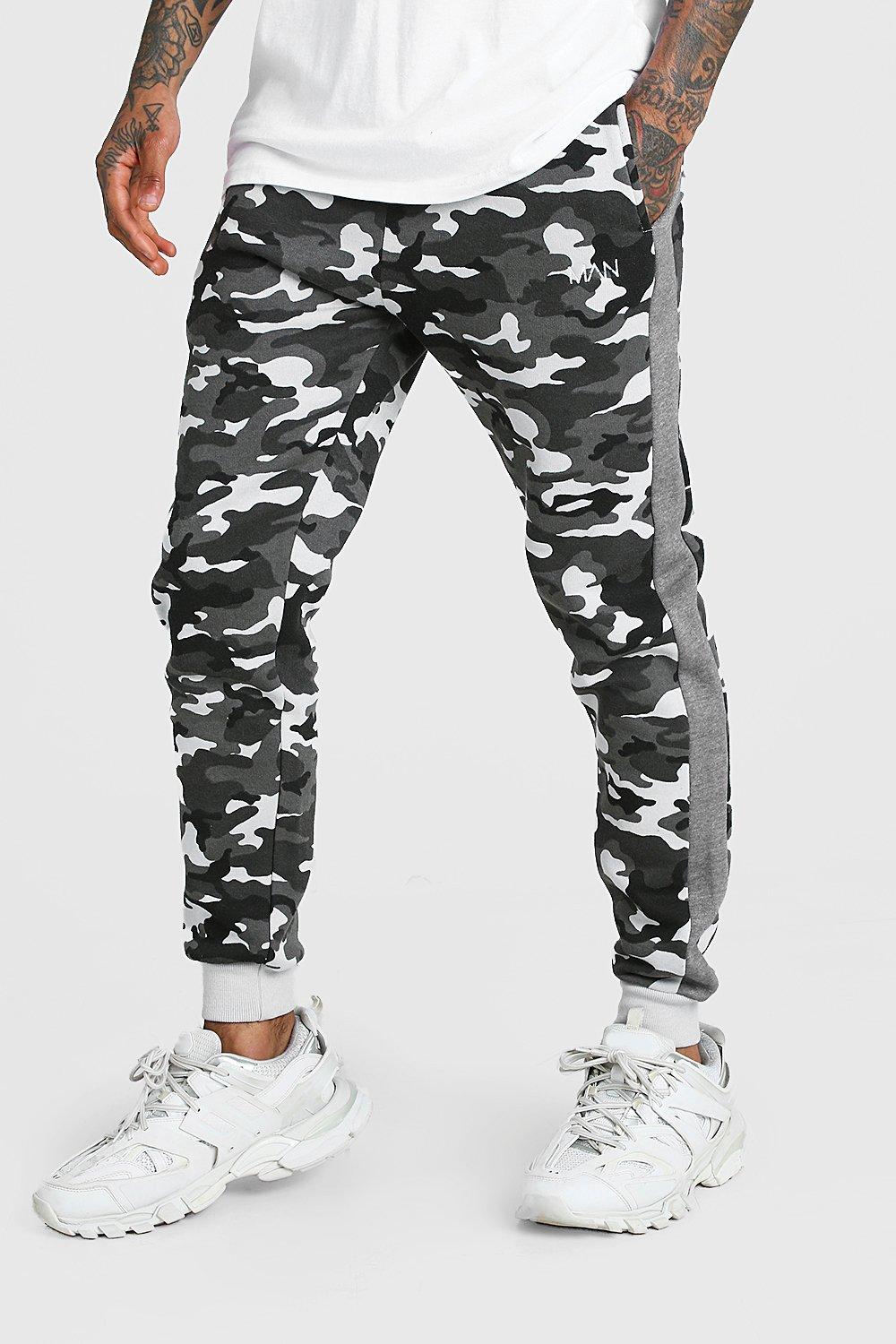 grey camo joggers