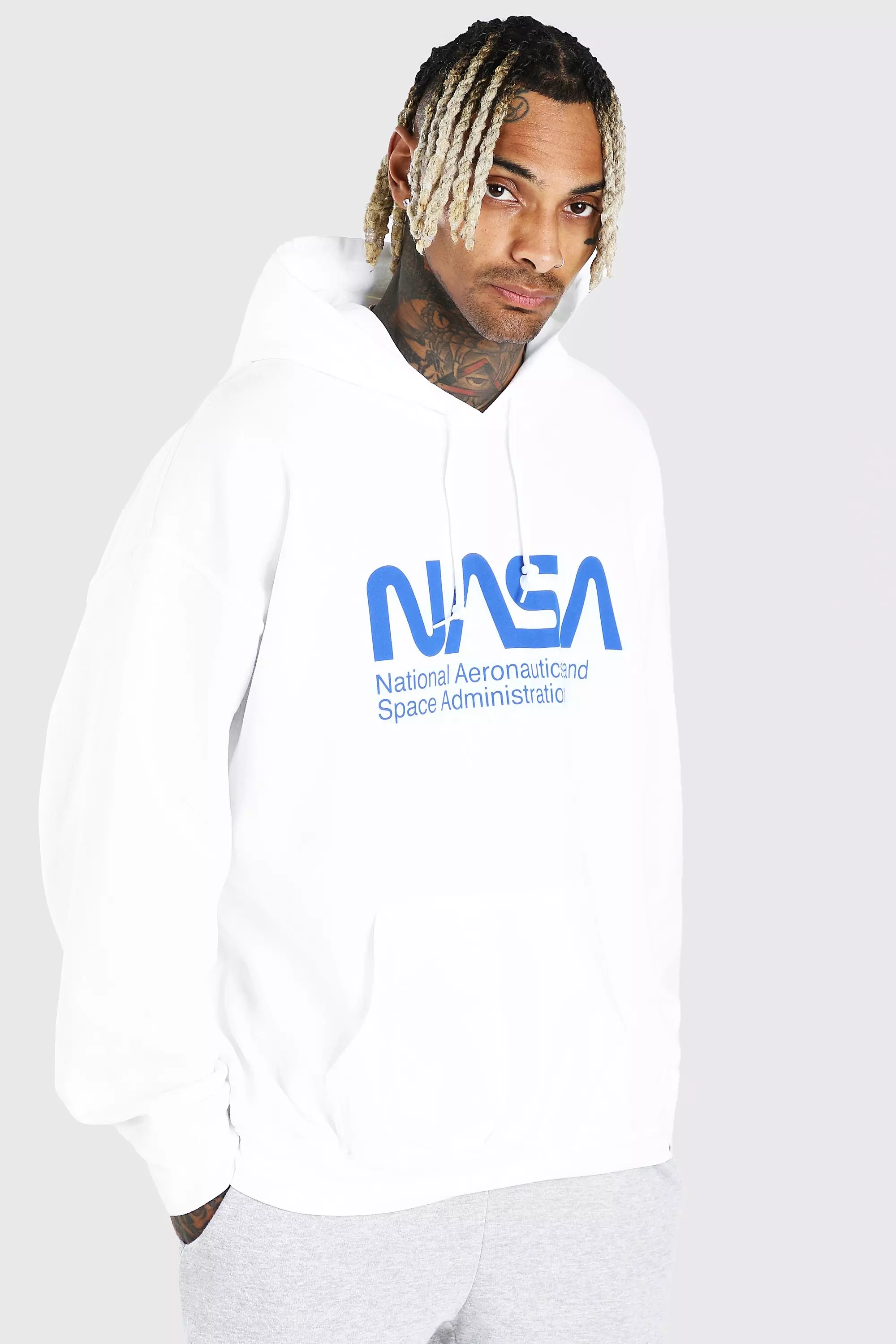 Boohooman nasa clearance hoodie