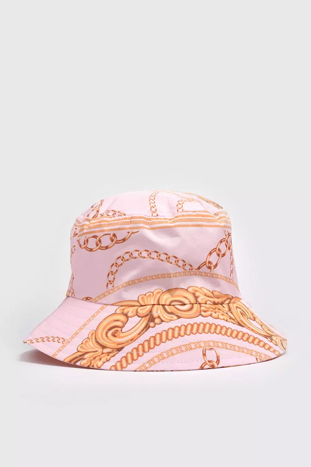 Printed Bucket Hat in White - Dolce Gabbana