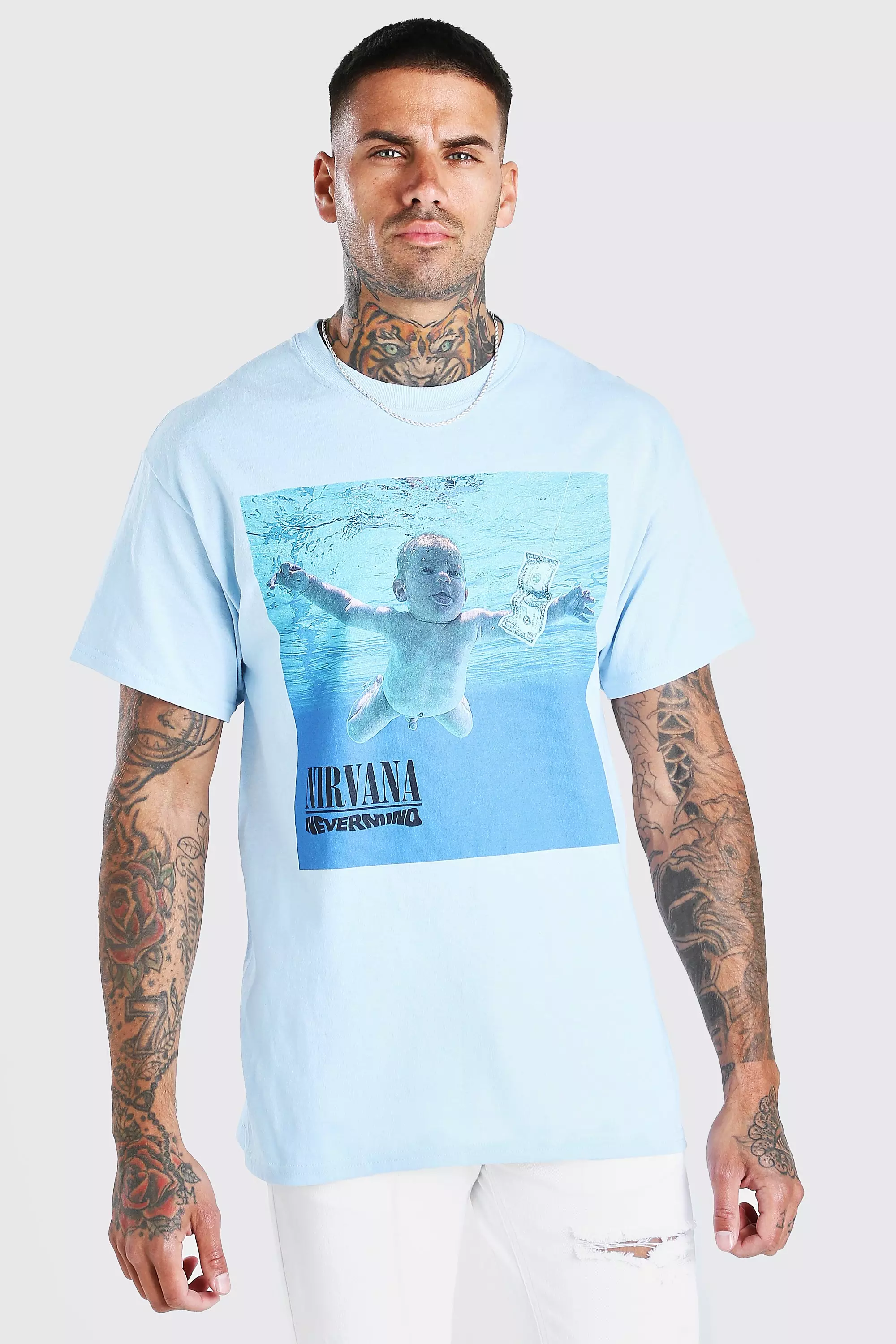 T shirt nirvana nevermind hot sale