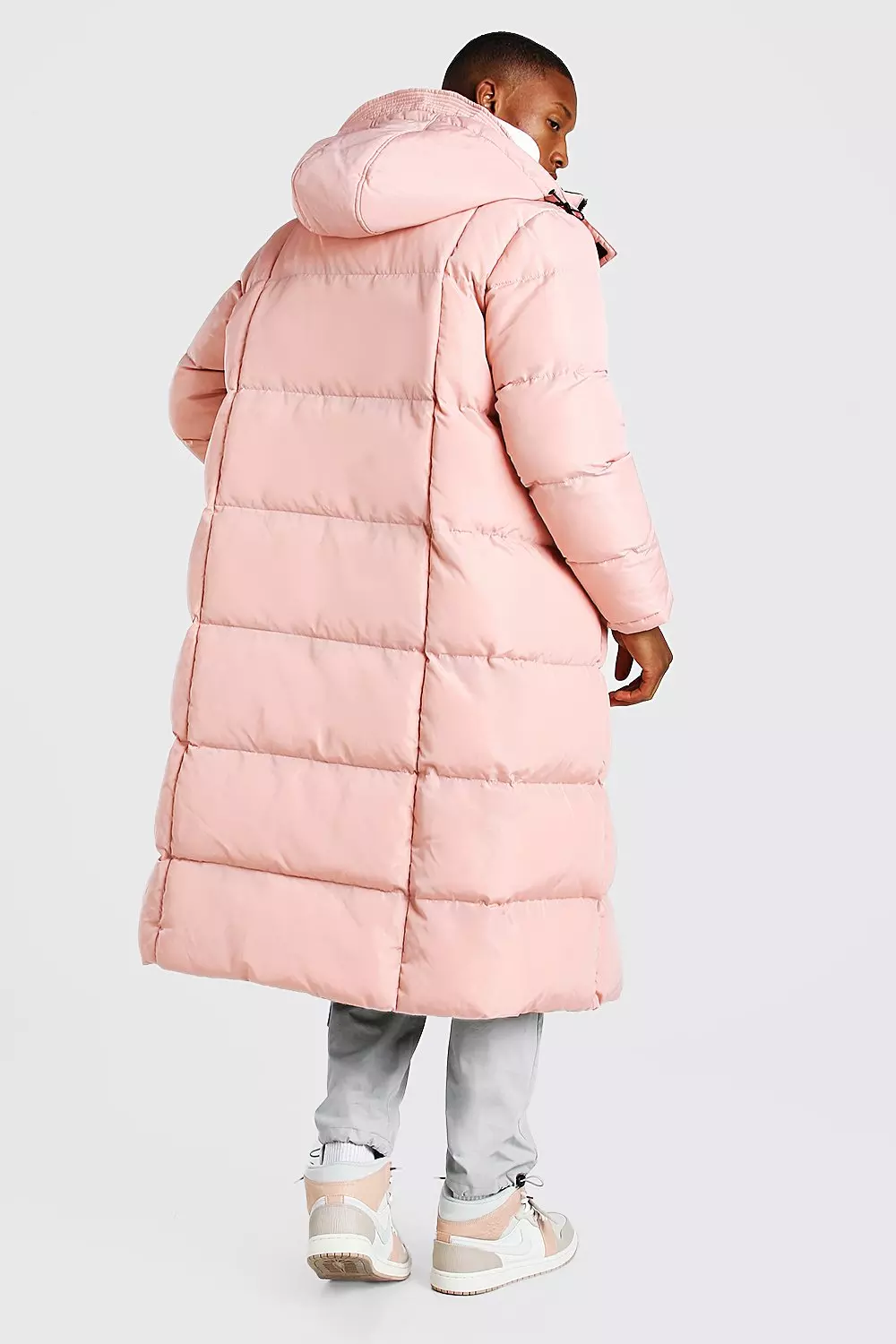 Longline duvet best sale puffer with zips