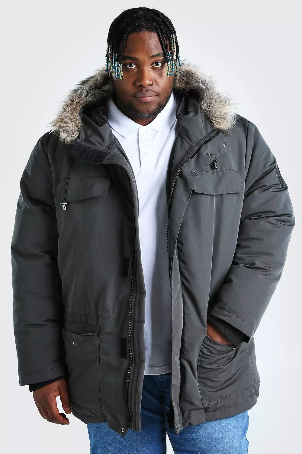 Plus size hot sale arctic parka