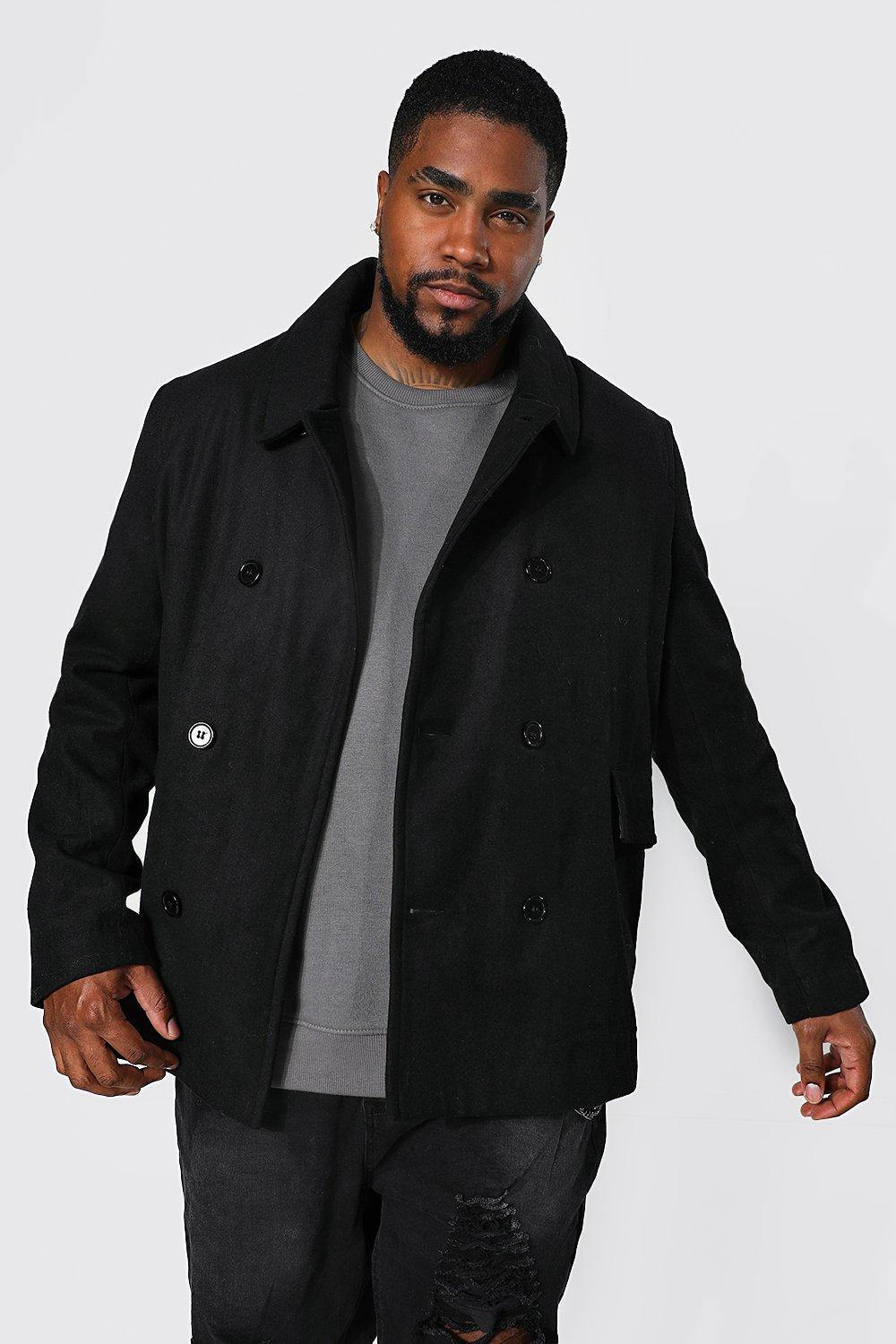 plus size pea coat