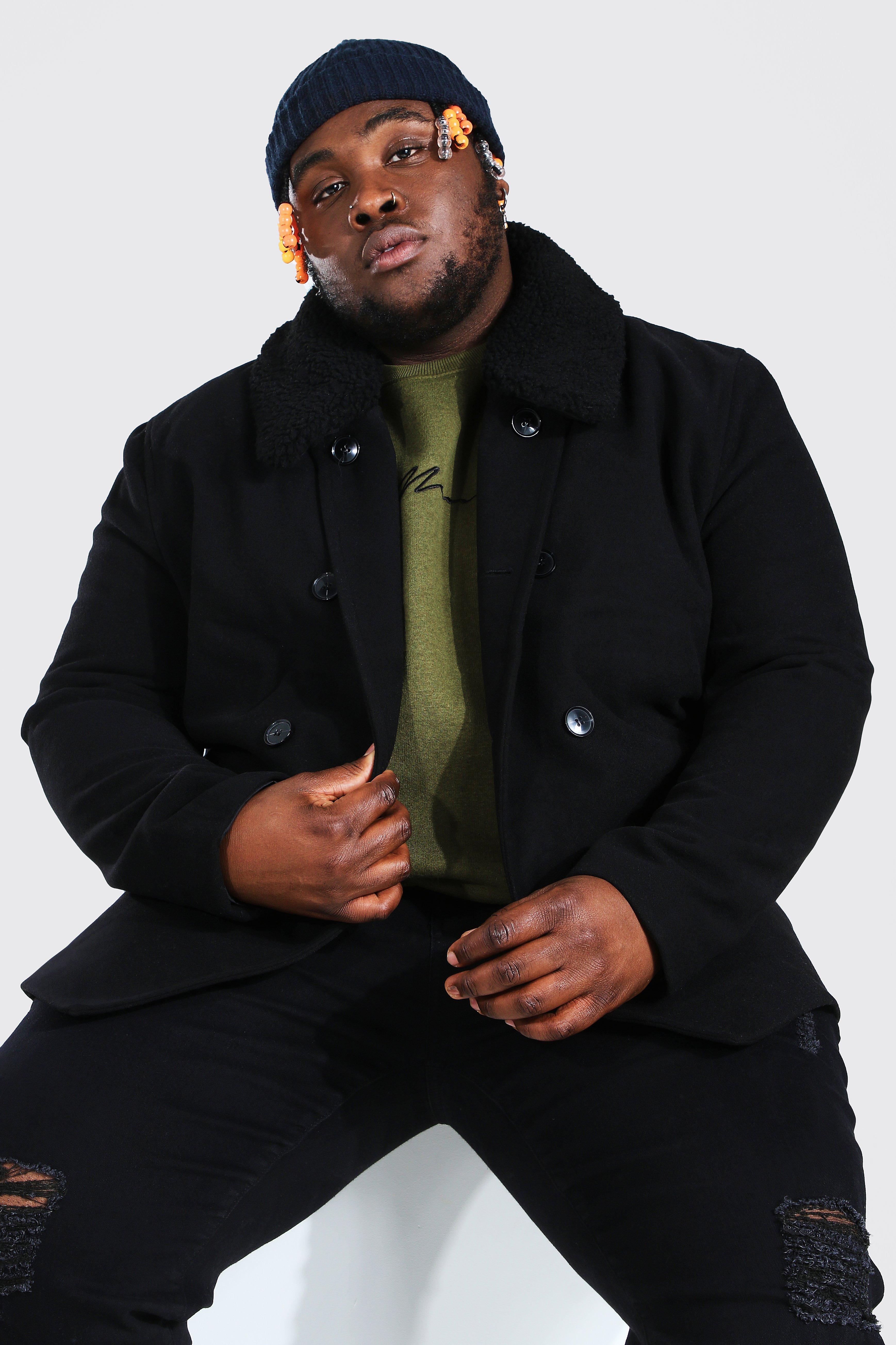 plus size pea coat