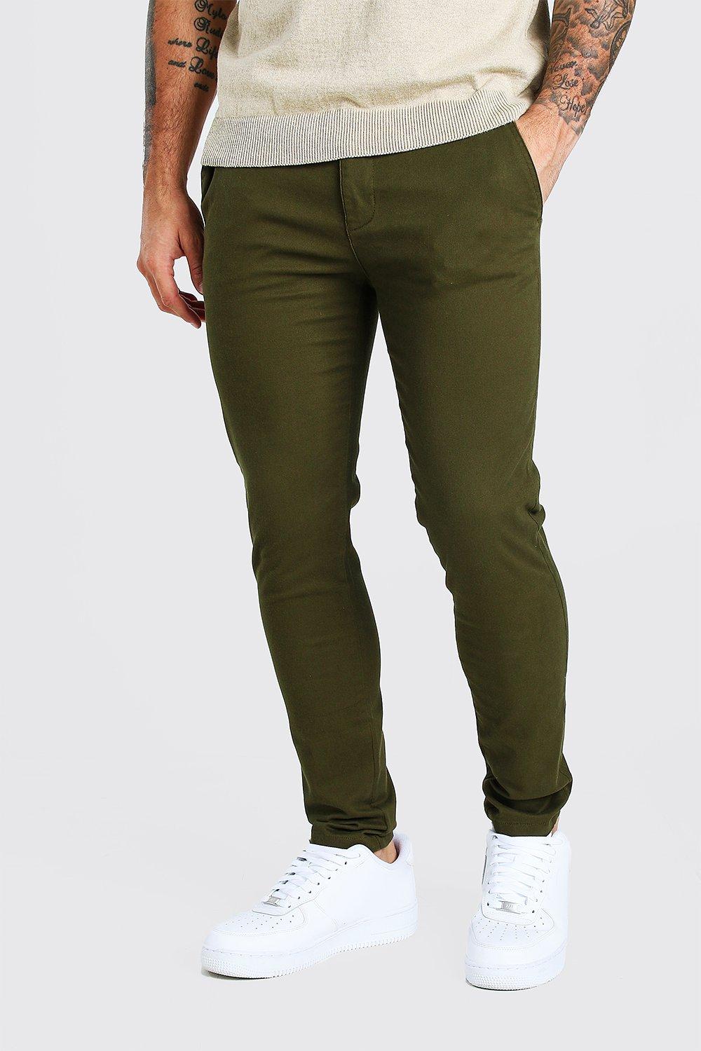 Super Skinny Chino Pants | boohooMAN