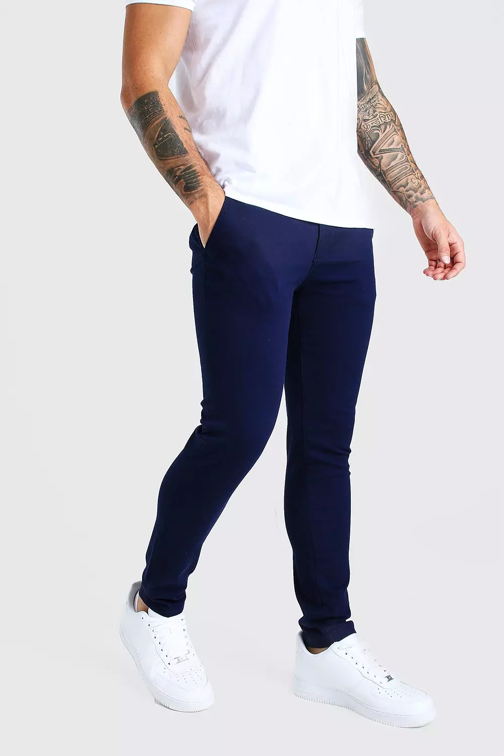 Mens super store skinny chino pants