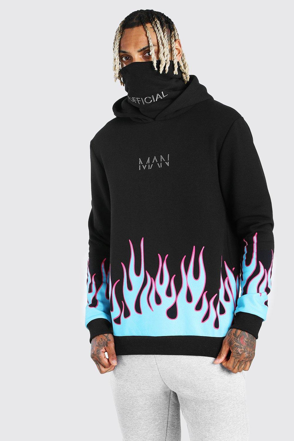 black flame hoodie