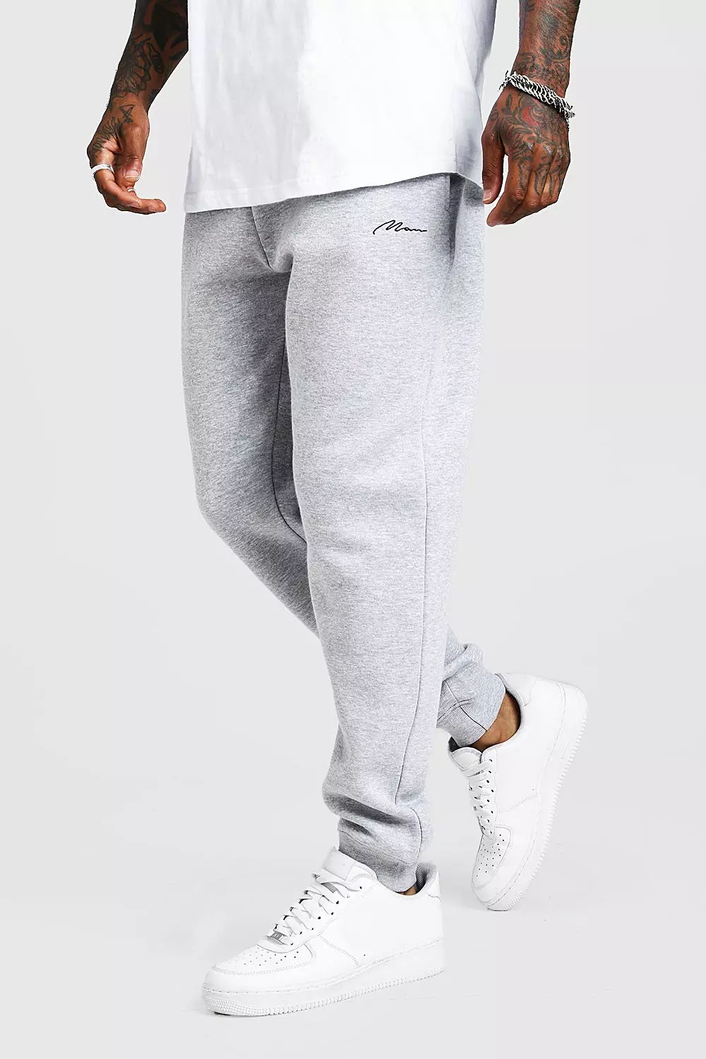 Boohooman 2025 signature joggers