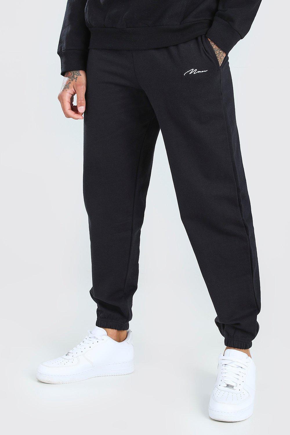 black loose joggers