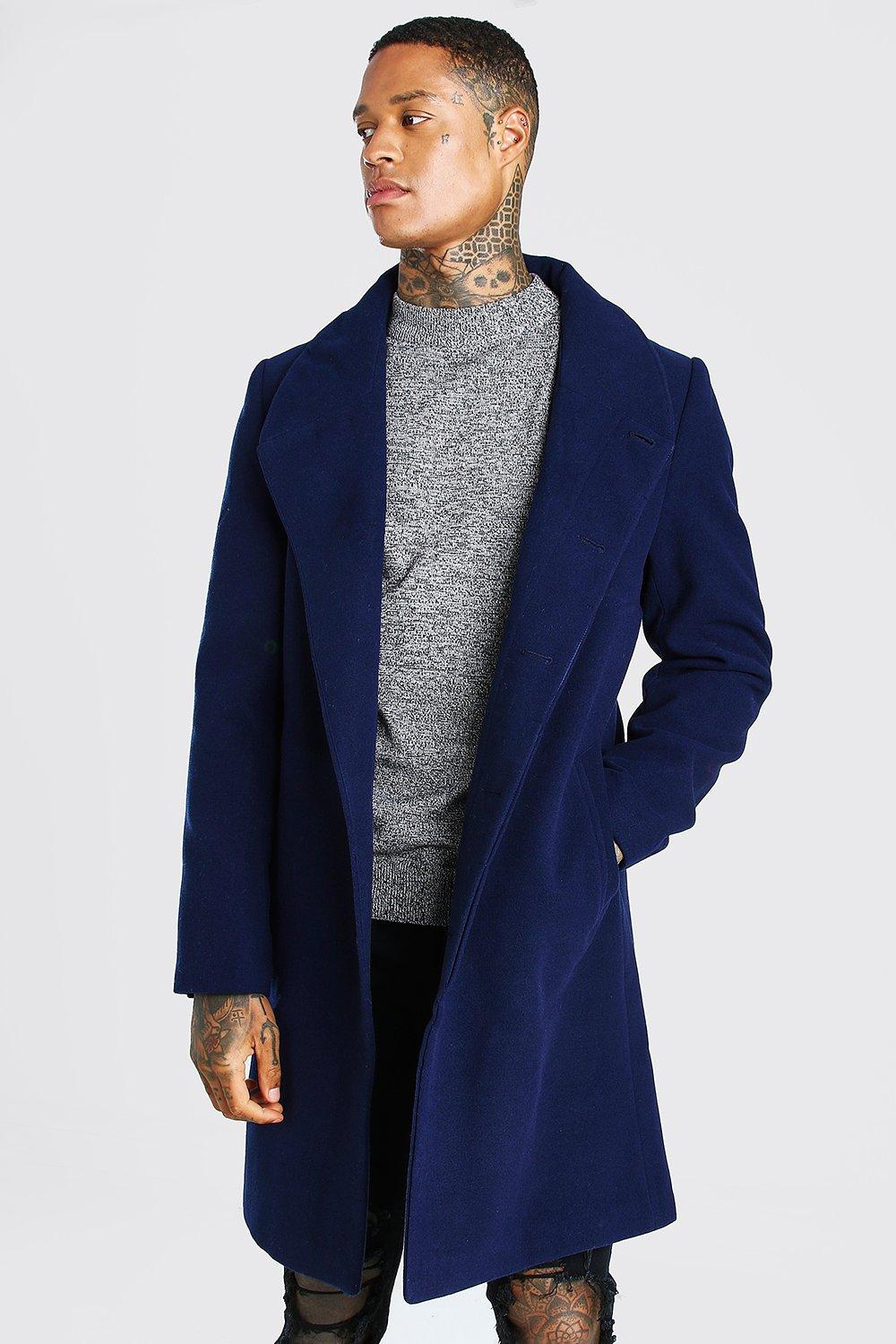 navy smart coat