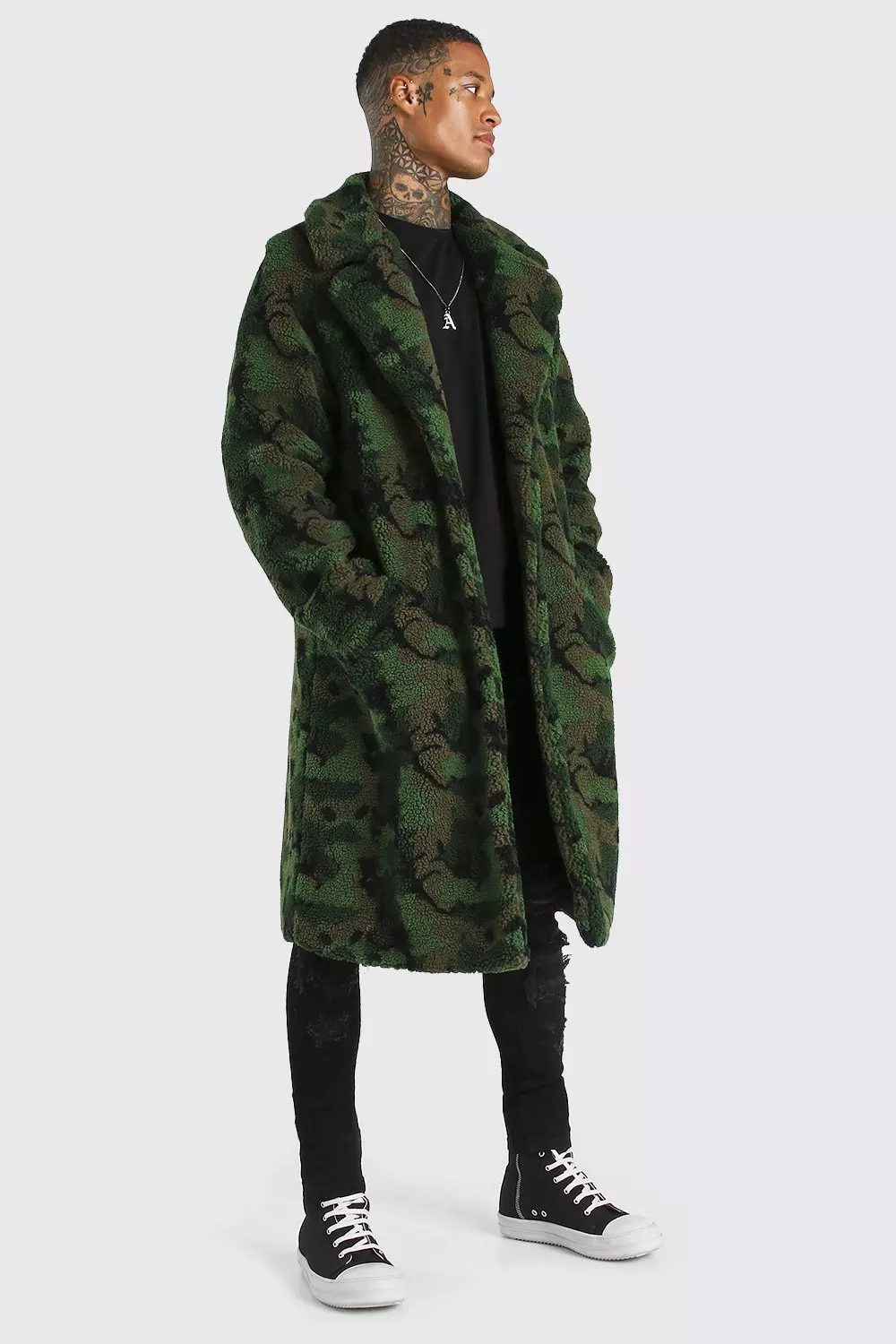 Topman camo outlet jacket