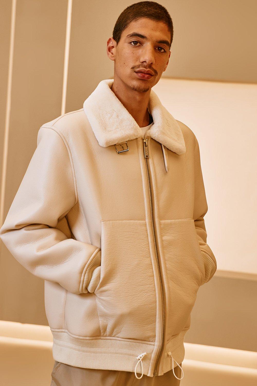bomber jacket cream